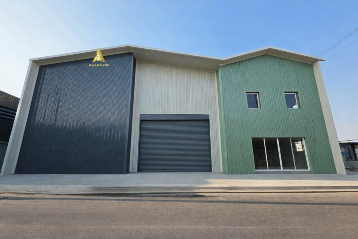 For RentOfficeYothinpattana,CDC : Warehouse for rent with office, 513 sq m, Lat Phrao 101, 15 parking spaces / Assetdee4u