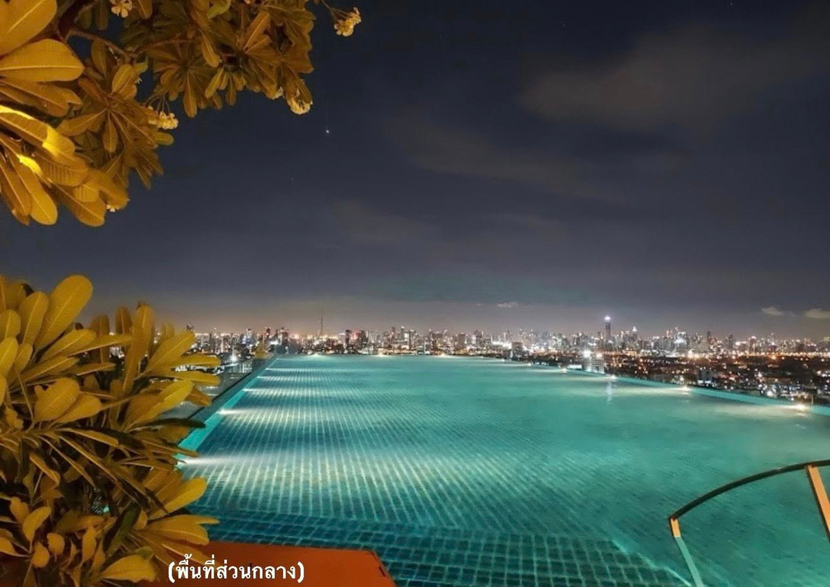 For SaleCondoPinklao, Charansanitwong : ✅ Newly renovated condo in Modern Luxury style, move-in ready with pool view, quiet and private ✅ The Tree RIO Bang-Aor Station