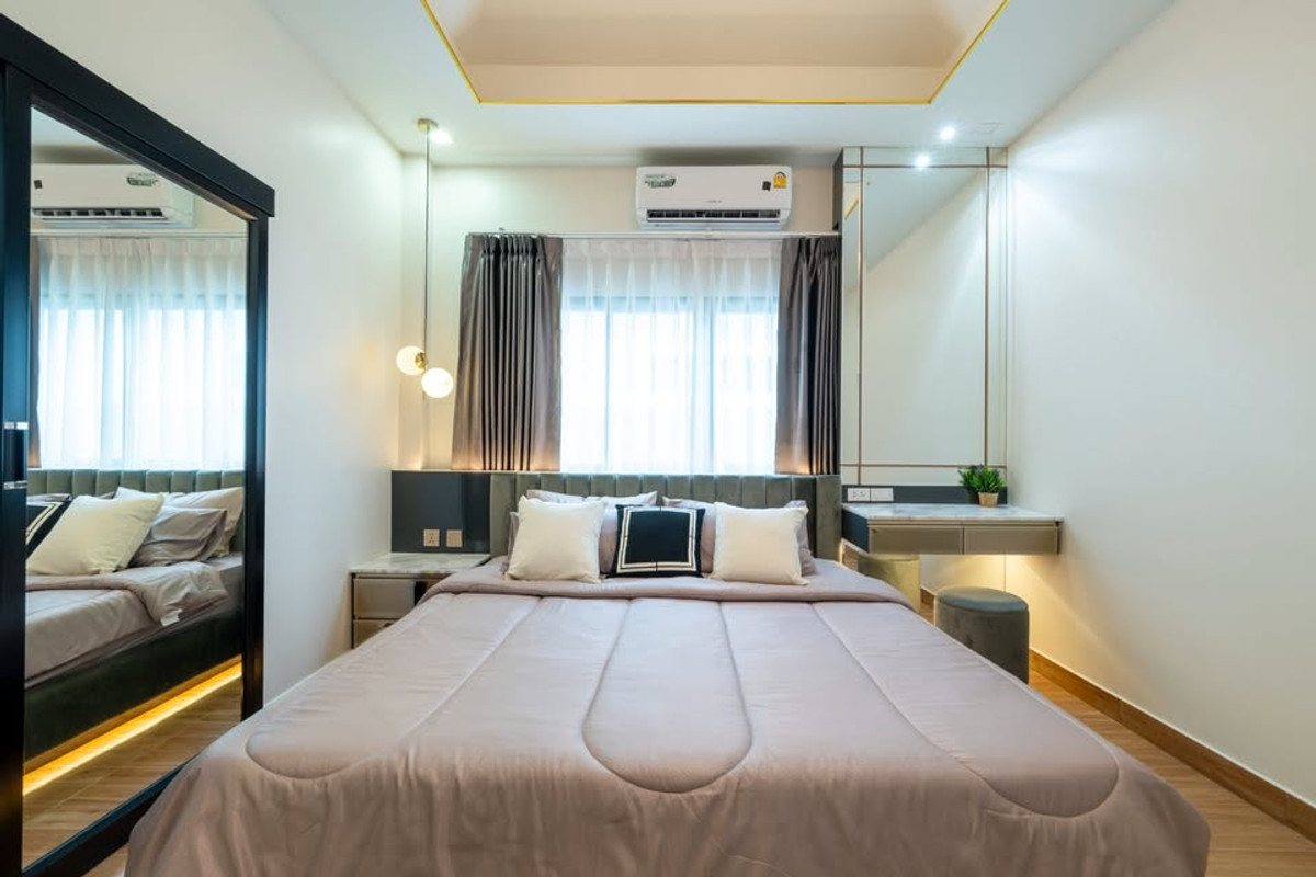 For SaleHousePattaya, Bangsaen, Chonburi : JONA ​​HOUSE NORDIC / 3 Bedrooms (FOR SALE) BEWN120