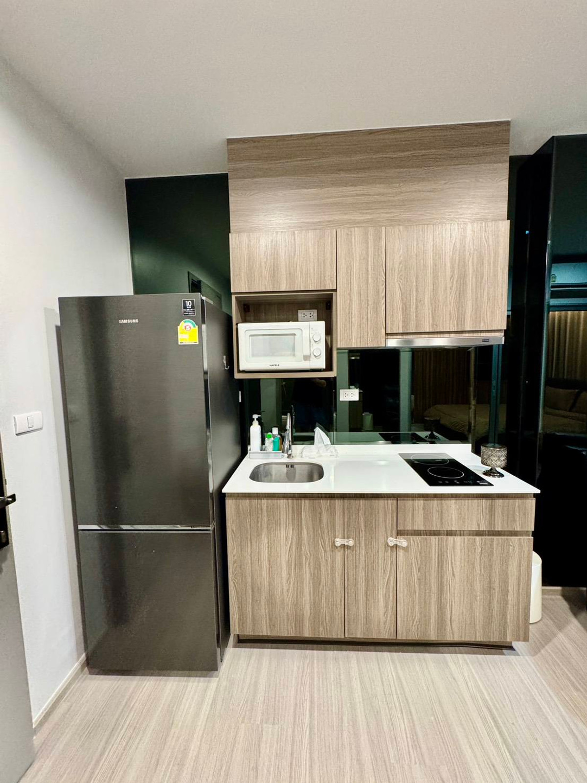 For RentCondoBang kae, Phetkasem : For Rent ✨ The Parkland Phetkasem 56 ✨ Fully furnished with appliances. Near MRT Phasi Charoen.