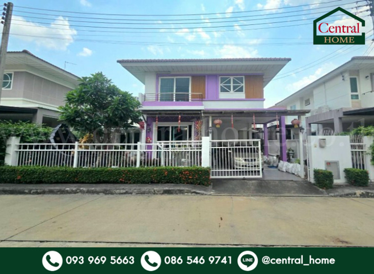 For SaleHousePathum Thani,Rangsit, Thammasat : Single house 61 square wah, Supalai Garden Ville, Rangsit, Khlong 2, convenient travel.