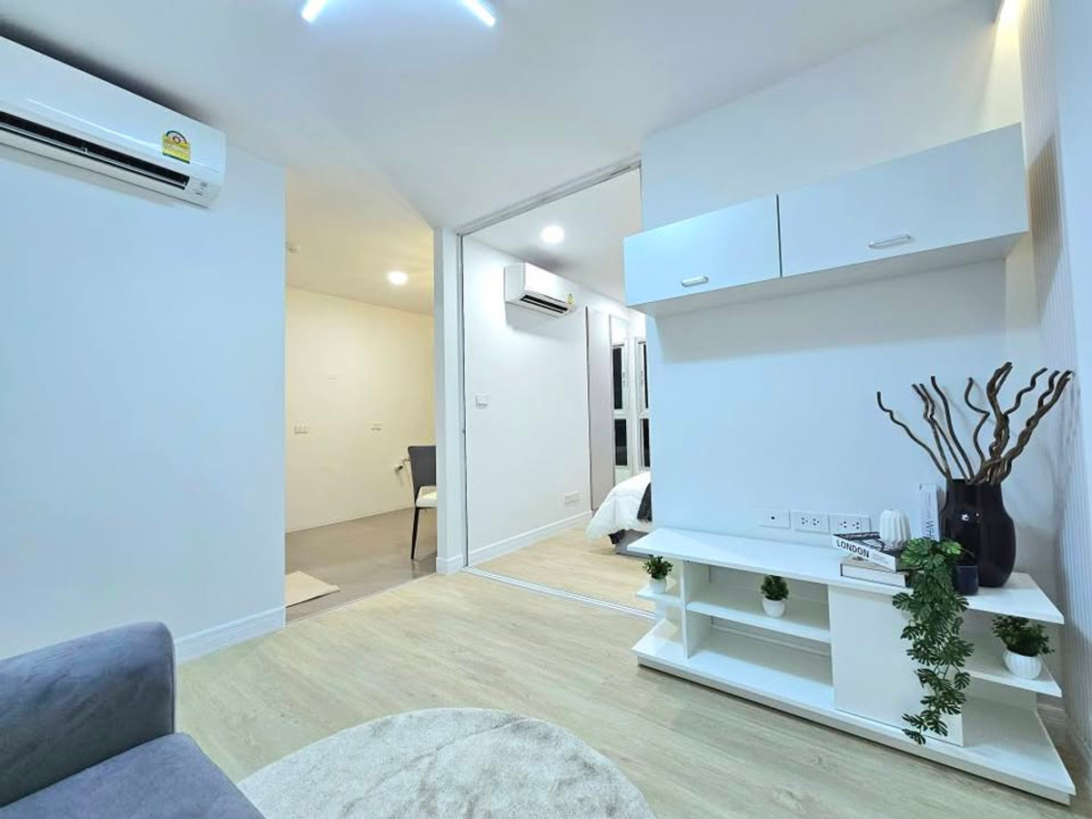 ขายคอนโดรามคำแหง หัวหมาก : K-6819 ห้องสวย ตกแต่งใหม่ พร้อมอยู่ ขาย D condo รามคำแหง ใกล้ Airport Link สถานีรามคำแหง