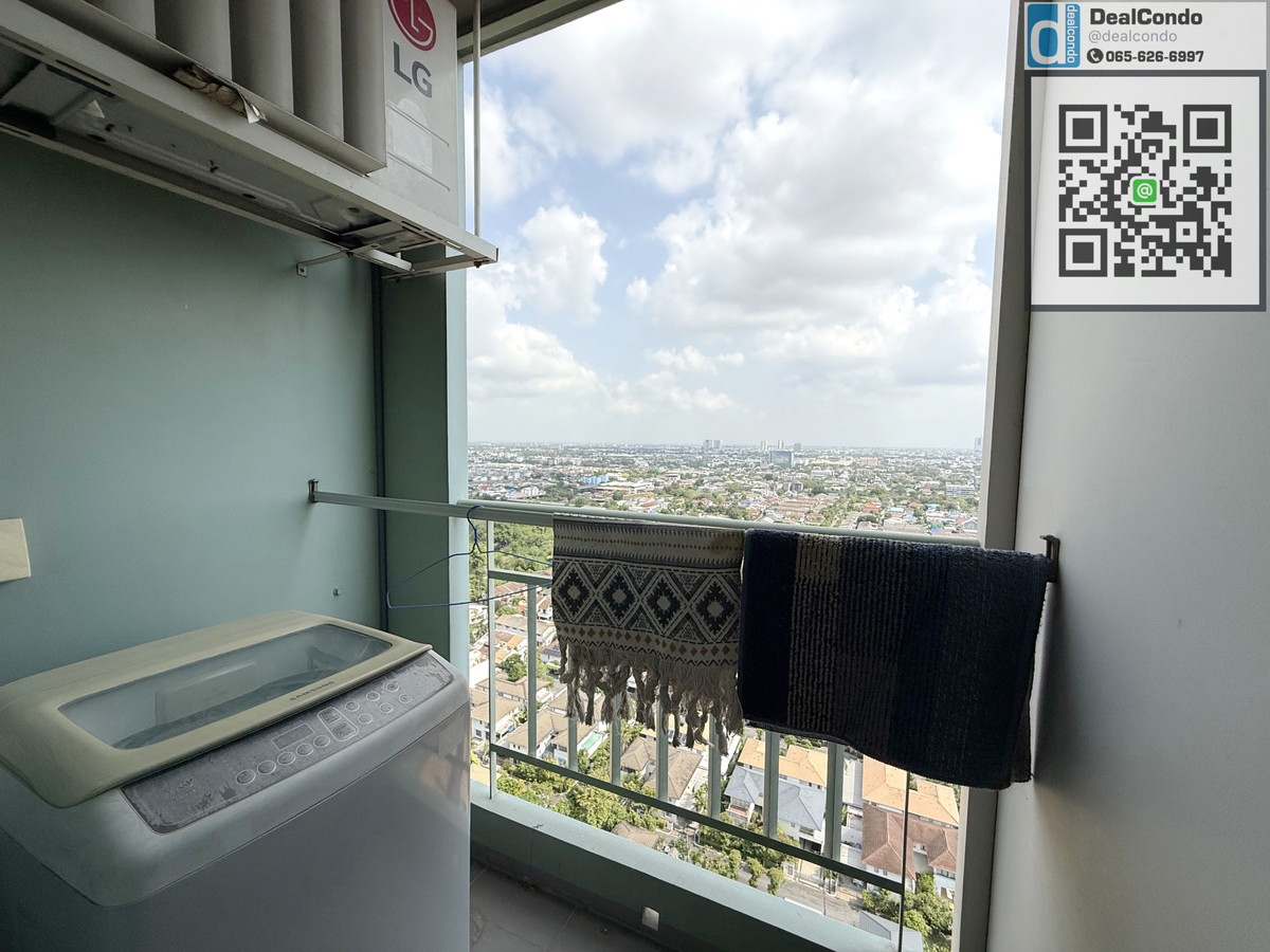 For RentCondoRattanathibet, Sanambinna : [[VA074]There is a washing machine, Lumpini Park Rattanathibet - Ngamwongwan, electrical appliances, fully furnished.