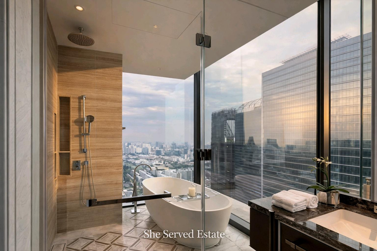 For RentCondoWitthayu, Chidlom, Langsuan, Ploenchit : For Rent / For Sale ◈ ONE89 Wireless • Penthouse Floor • Ultra Luxury on Wireless Road ◈