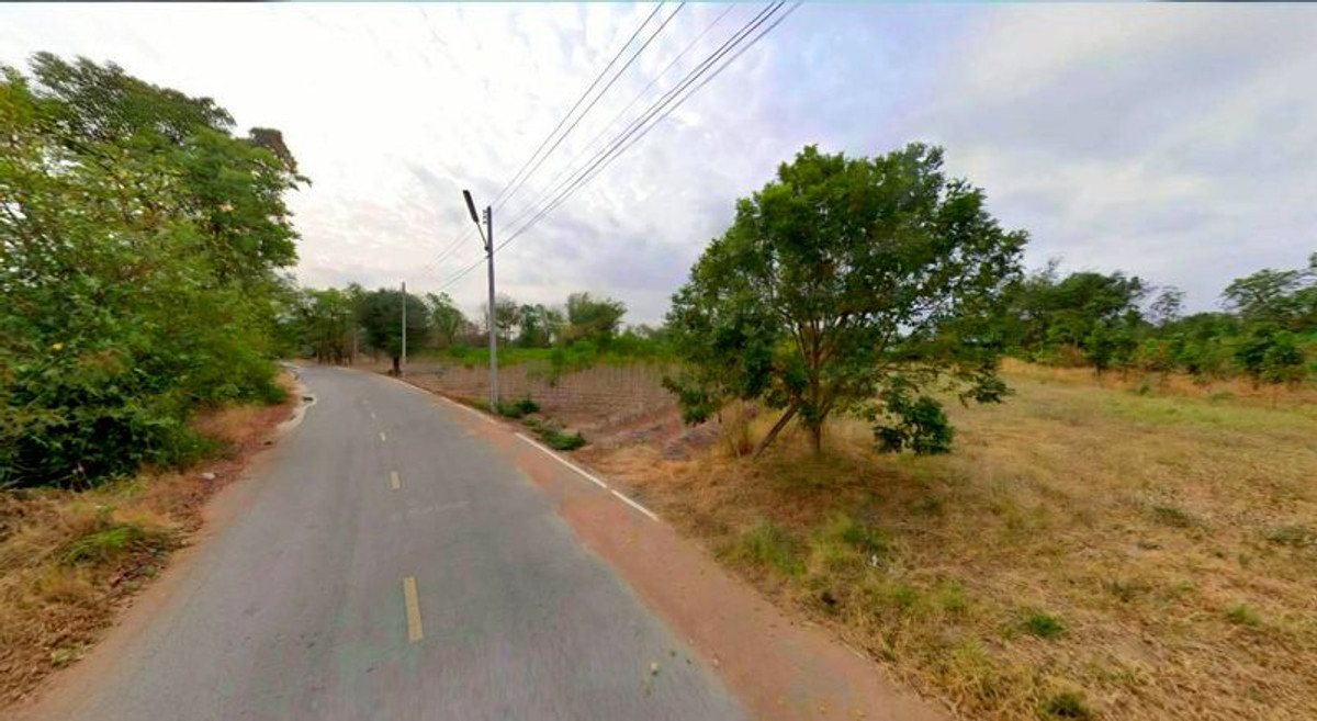 For RentLandNakhon Sawan : Land for rent, 5 rai, view of cassava plantation, near school and Phaisali Hospital, Phaisali District, Nakhon Sawan Province.