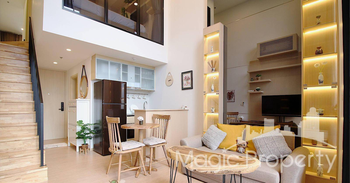 For RentCondoSukhumvit, Asoke, Thonglor : 1 Bedroom Duplex For Rent in MARU Ekkamai 2, Sukhumvit 63 Road (Ekkamai), Phra Khanong Nuea, Watthana, Bangkok