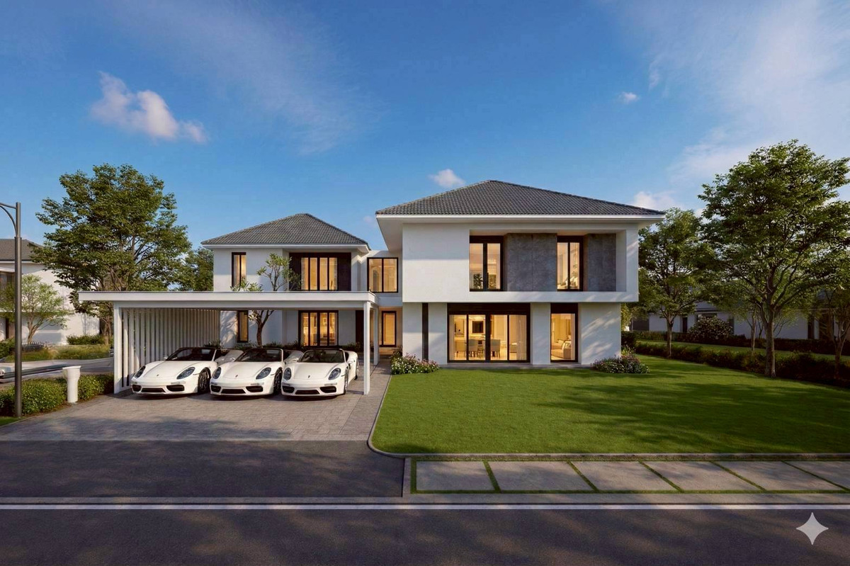 For SaleHouseNonthaburi, Bang Yai, Bangbuathong : Single house for sale, Nantawan Wongwaen-Rattanathibet, Bang Yai, Nonthaburi, beautiful house, ready to move in, next to the main road, near Central Westgate and the BTS.