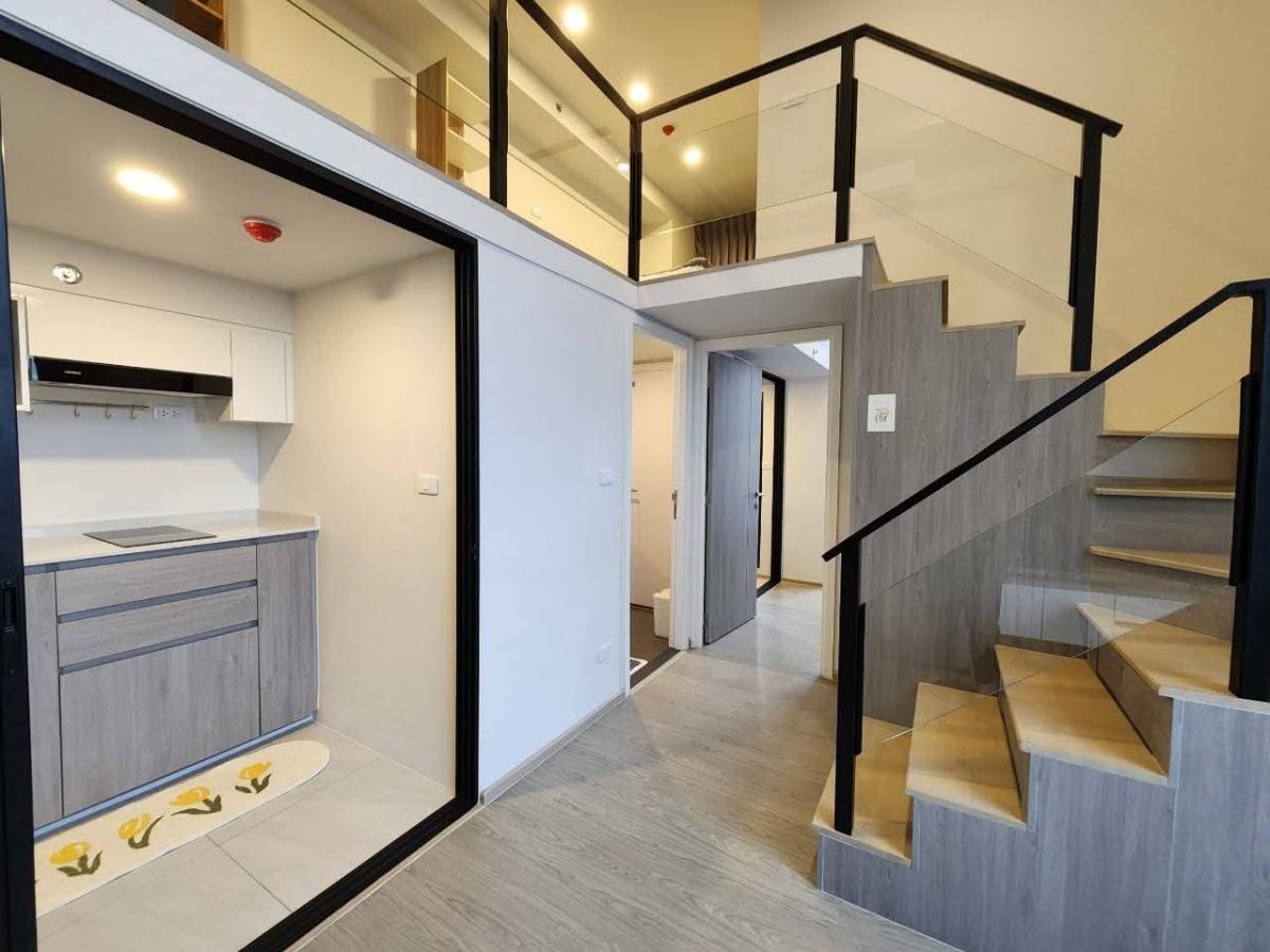 For RentCondoSeri Thai, Ramkhamhaeng Nida : 🔥For Rent Now🔥 Origin Plug & Play Ramkhamhaeng Triple Station 📍Located on Ramkhamhaeng Road, near the 3-line Interchange Station. Convenient transportation.