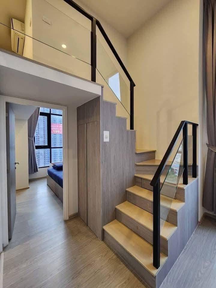 For RentCondoSeri Thai, Ramkhamhaeng Nida : 🔥For Rent Now🔥 Origin Plug & Play Ramkhamhaeng Triple Station 📍Located on Ramkhamhaeng Road, near the 3-line Interchange Station. Convenient transportation.