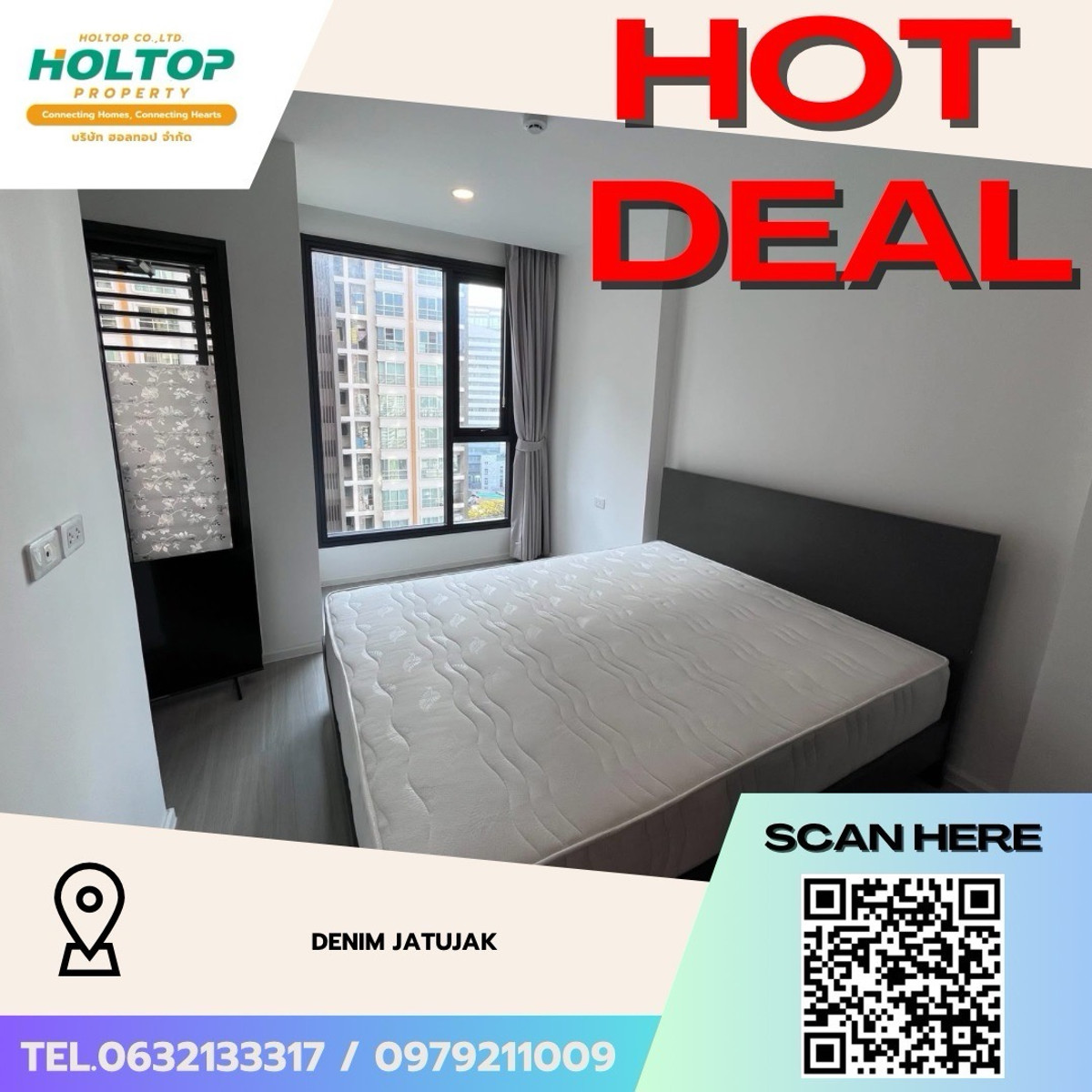 For RentCondoSapankwai,Jatujak : #Z5105💥 200369 🔥Condo for rent DENIM Jatujak