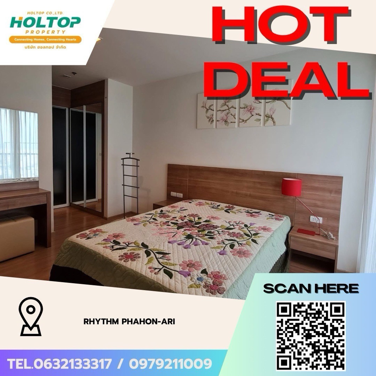 For RentCondoSapankwai,Jatujak : #Z5097💥 200369 🔥Condo for rent RHYTHM Phahon-Ari (original code Z4713)