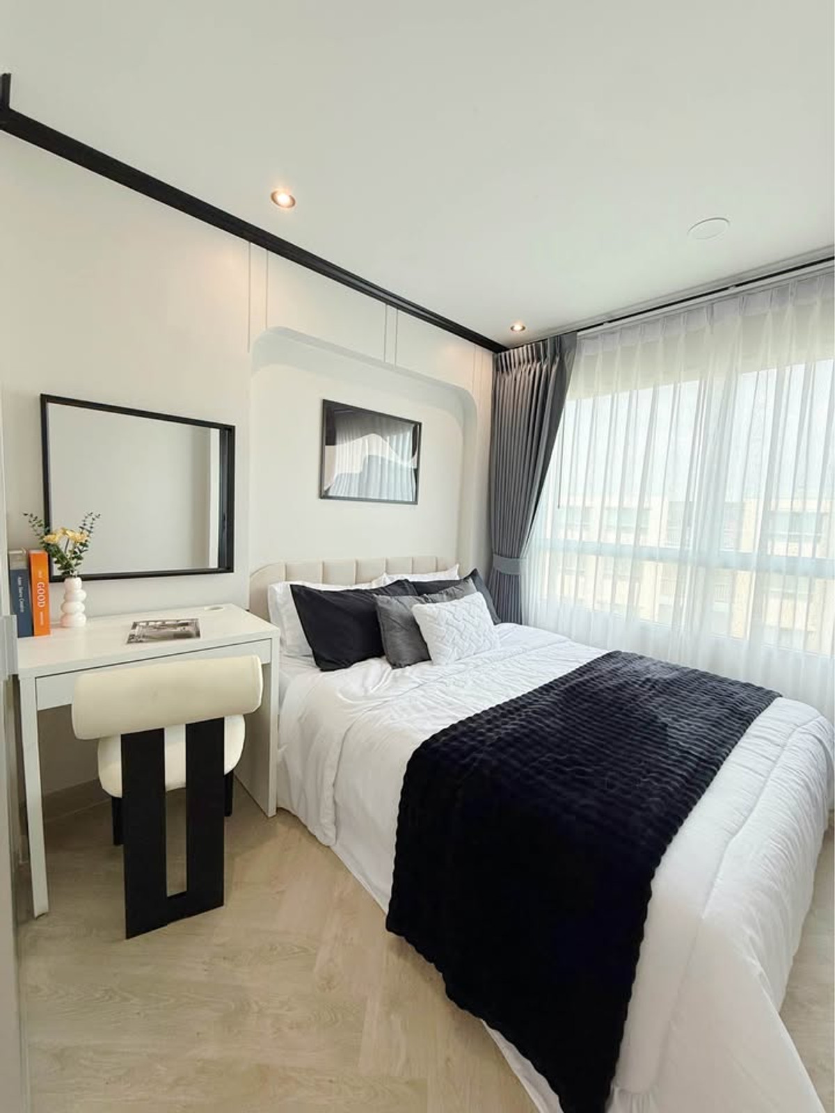 For SaleCondoPattanakan, Srinakarin : K-6822 Beautiful room, newly renovated, high floor 🔥🔥 Ready to move in, for sale! Condo LPN On Nut Phatthanakan