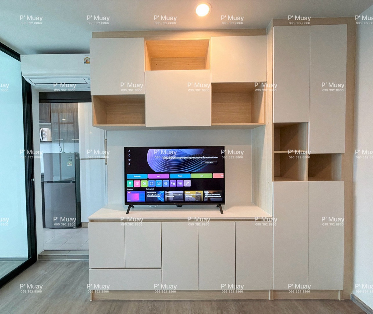 For RentCondoThaphra, Talat Phlu, Wutthakat : For rent🪴Beautiful built-in room, Muji🌈Buddha view #Regent Home Wutthakat