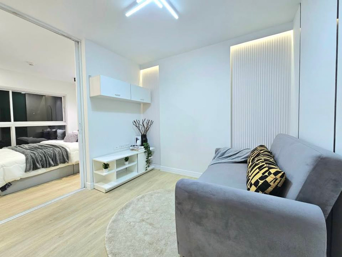 ขายคอนโดรามคำแหง หัวหมาก : K-6819 ห้องสวย ตกแต่งใหม่ พร้อมอยู่ ขาย D condo รามคำแหง ใกล้ Airport Link สถานีรามคำแหง