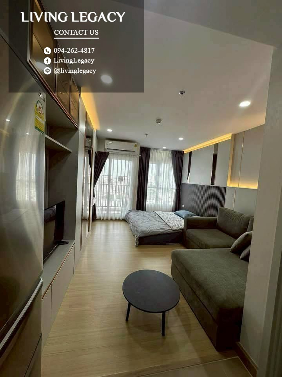 For RentCondoRamkhamhaeng, Hua Mak : T7YM7K Condo for rent Supalai Veranda Ramkhamhaeng 28 sq m, 16th floor, Building C line id : @livinglegacy