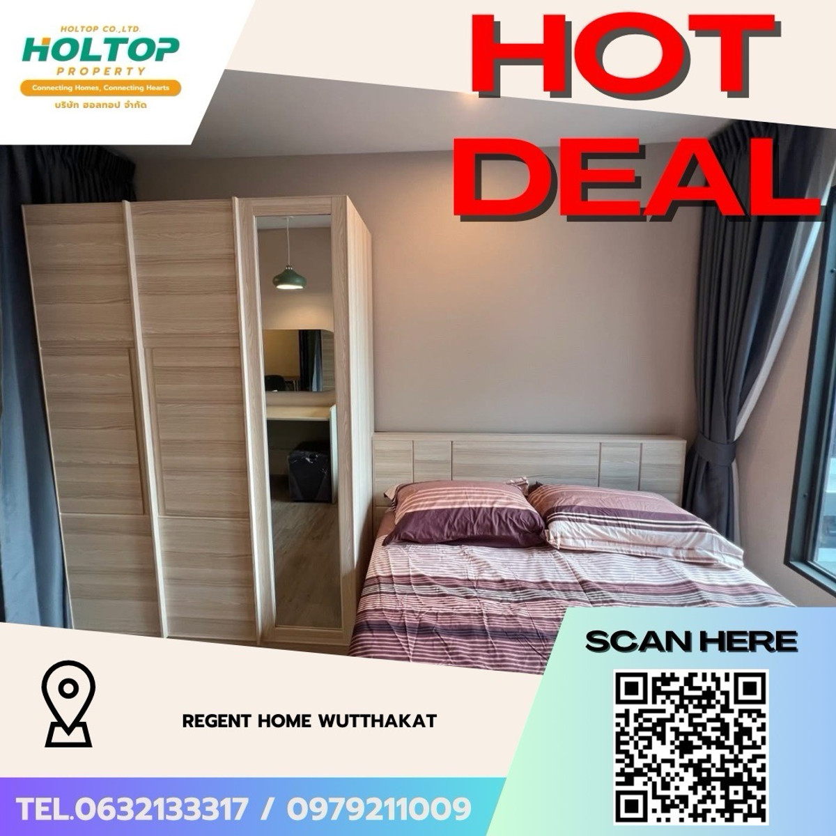 For RentCondoThaphra, Talat Phlu, Wutthakat : #Z5099💥 200369 🔥Condo for rent Regent Home Wutthakat