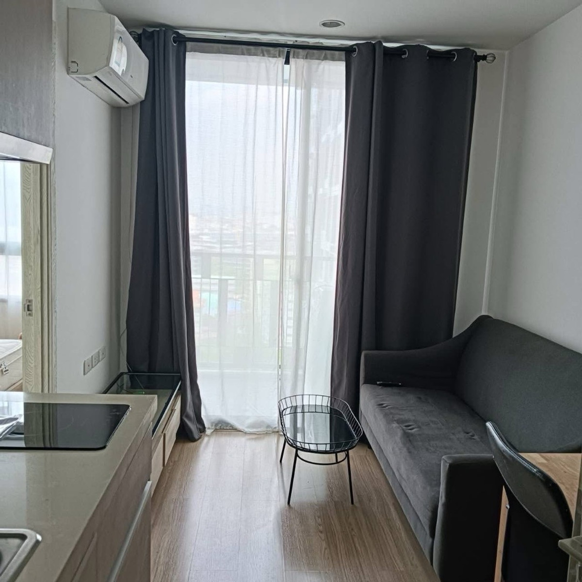 For RentCondoOnnut, Udomsuk : For rent, Artemis Sukhumvit 77, 1 bedroom, 1 bathroom, 28 sq m, 16th floor, beautiful room, fully furnished, ready to move in, price 12,000 baht.