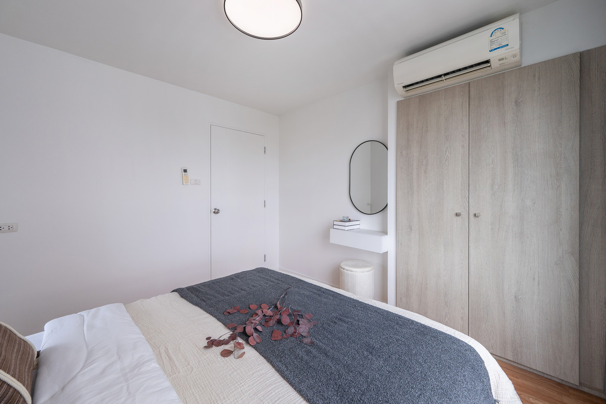 For SaleCondoLadkrabang, Suwannaphum Airport : K-6821 Corner room, newly decorated, near Suvarnabhumi Airport, Condo for sale, Lumpini On Nut, Lat Krabang 2, ready to move in.