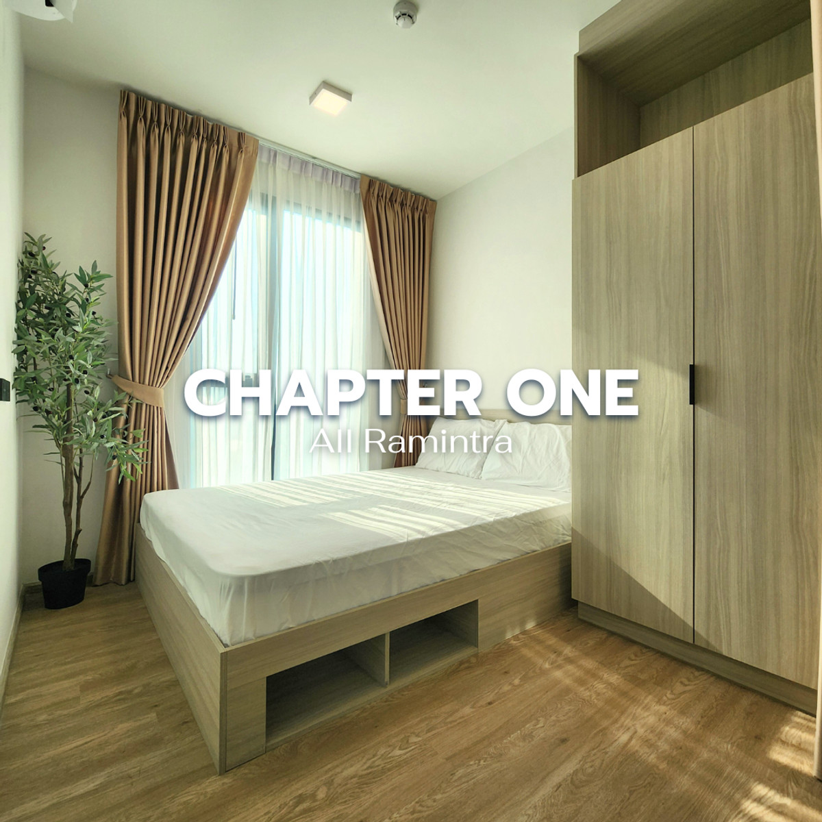 For RentCondoNawamin, Ramindra : 🏙️For rent: Chapter One All Ramintra – brand new condo in a prime Ramintra location. Convenient transportation, close to the Pink Line MRT ✨ LINE : @steadfastre