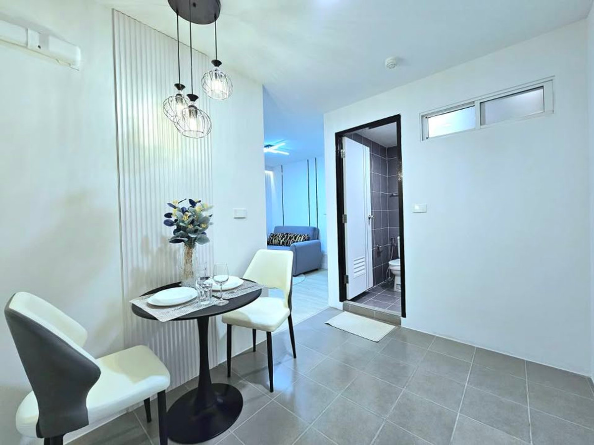 ขายคอนโดรามคำแหง หัวหมาก : K-6819 ห้องสวย ตกแต่งใหม่ พร้อมอยู่ ขาย D condo รามคำแหง ใกล้ Airport Link สถานีรามคำแหง