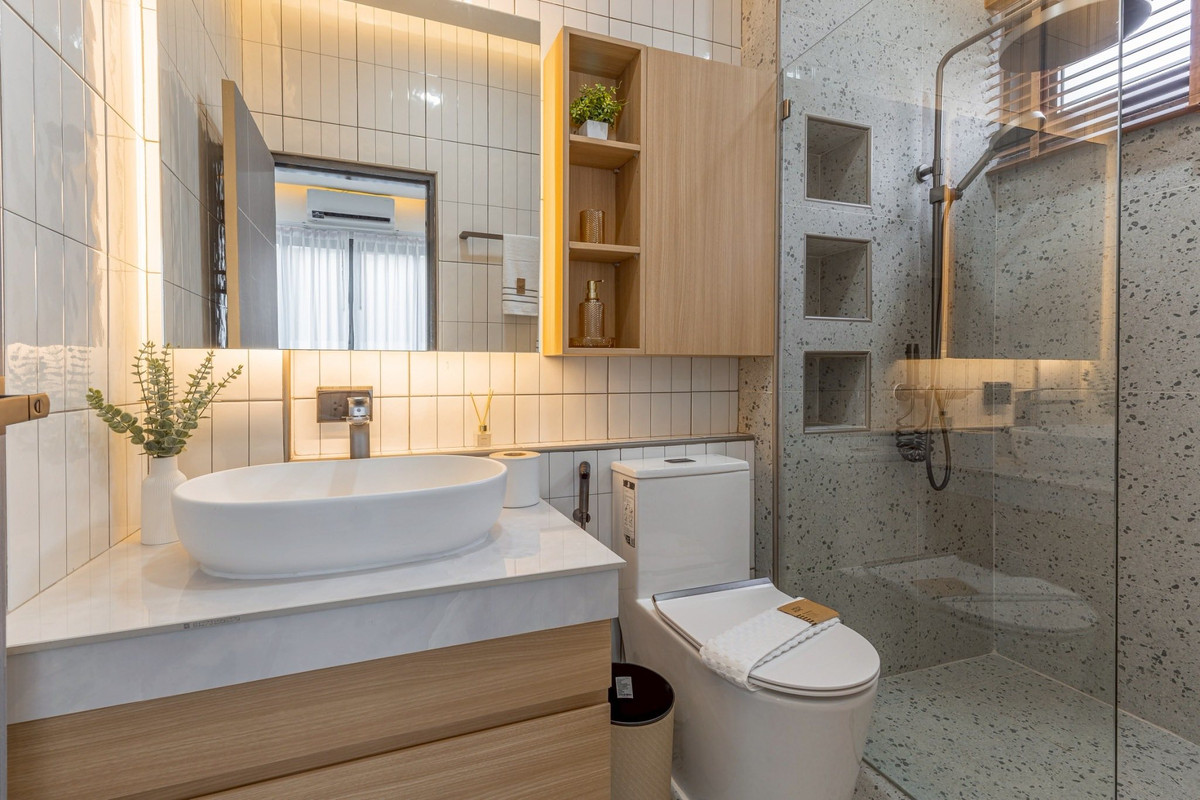 For SaleHousePattaya, Bangsaen, Chonburi : Single house 54 sq m. Chaloem Phrakiat 10/1 / 3 bedrooms (FOR SALE) BEWN129