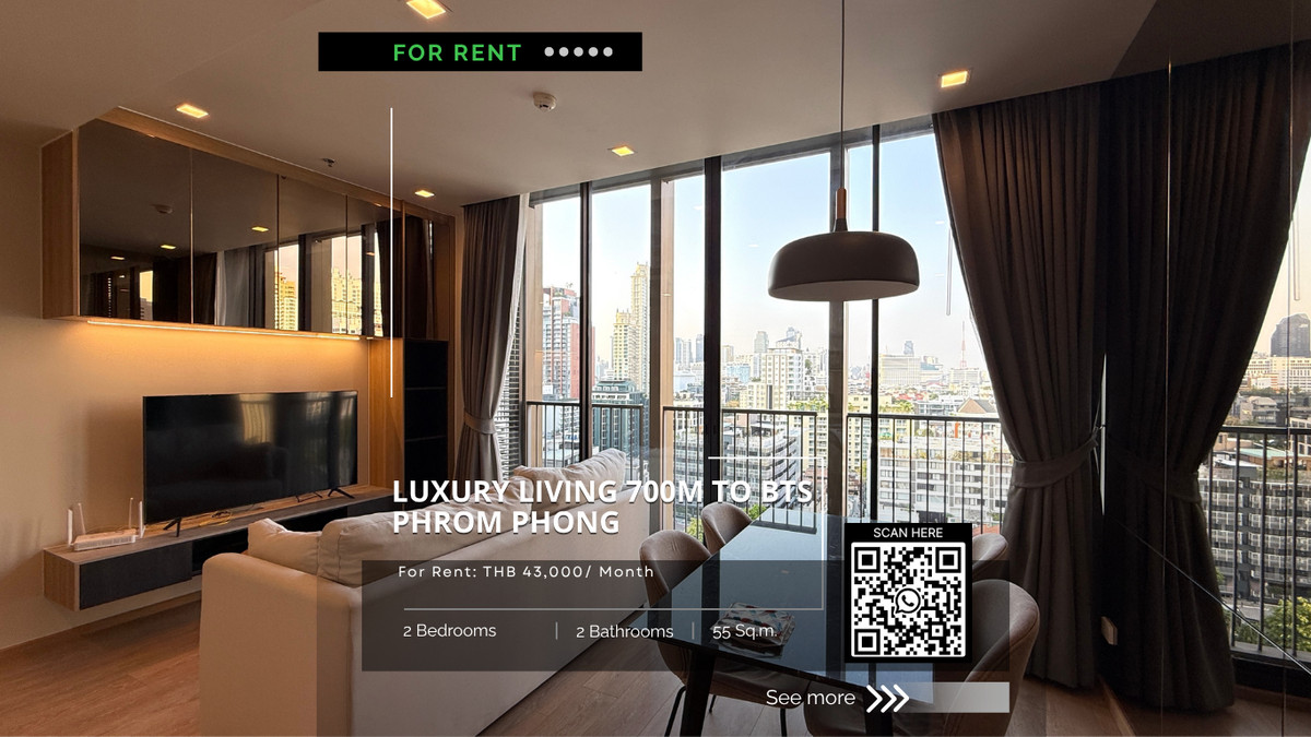 ให้เช่าคอนโดสุขุมวิท อโศก ทองหล่อ : Noble Around 33 | 2BR | Move-in Ready Now!