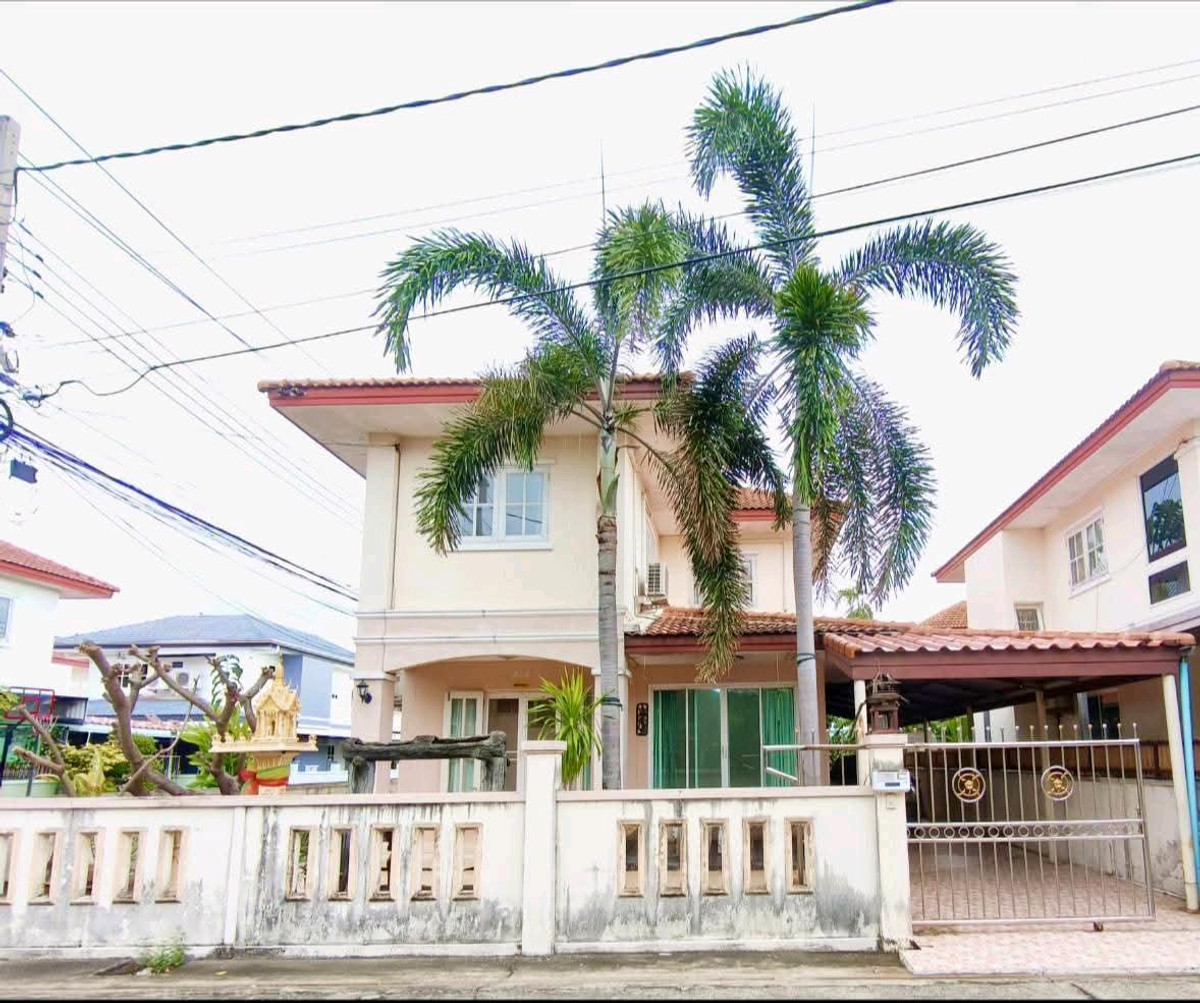 For RentHouseNonthaburi, Bang Yai, Bangbuathong : 🔥 Corner house is hard to find! Plenty of space, comfortable, suitable for families. Or make a home office "corner house", large space, comfortable living, good atmosphere.