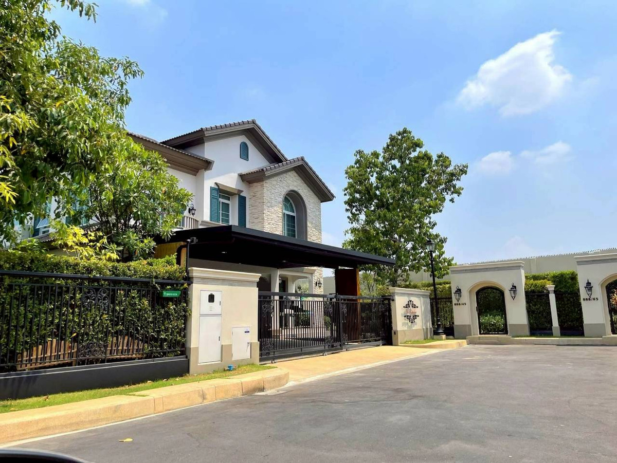 HouseVipawadee, Don Mueang, Lak Si : For rent/sale💜 Luxury house Nantawan Ramintra-Phahol 50 (Nantawan Ramintra-Phahol 50), corner house, ready to move in, size 108 square meters, 4 bedrooms, Tha Raeng Subdistrict, Bang Khen District, Bangkok