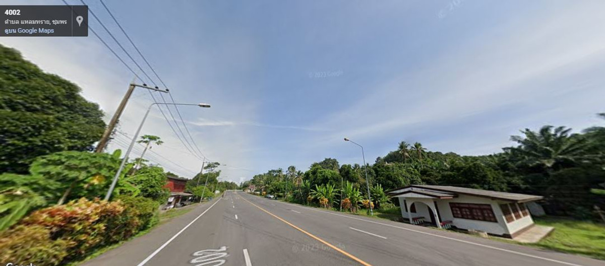 ขายที่ดินชุมพร : ขายที่ดิน แถมบ้าน ชั้นเดียว 