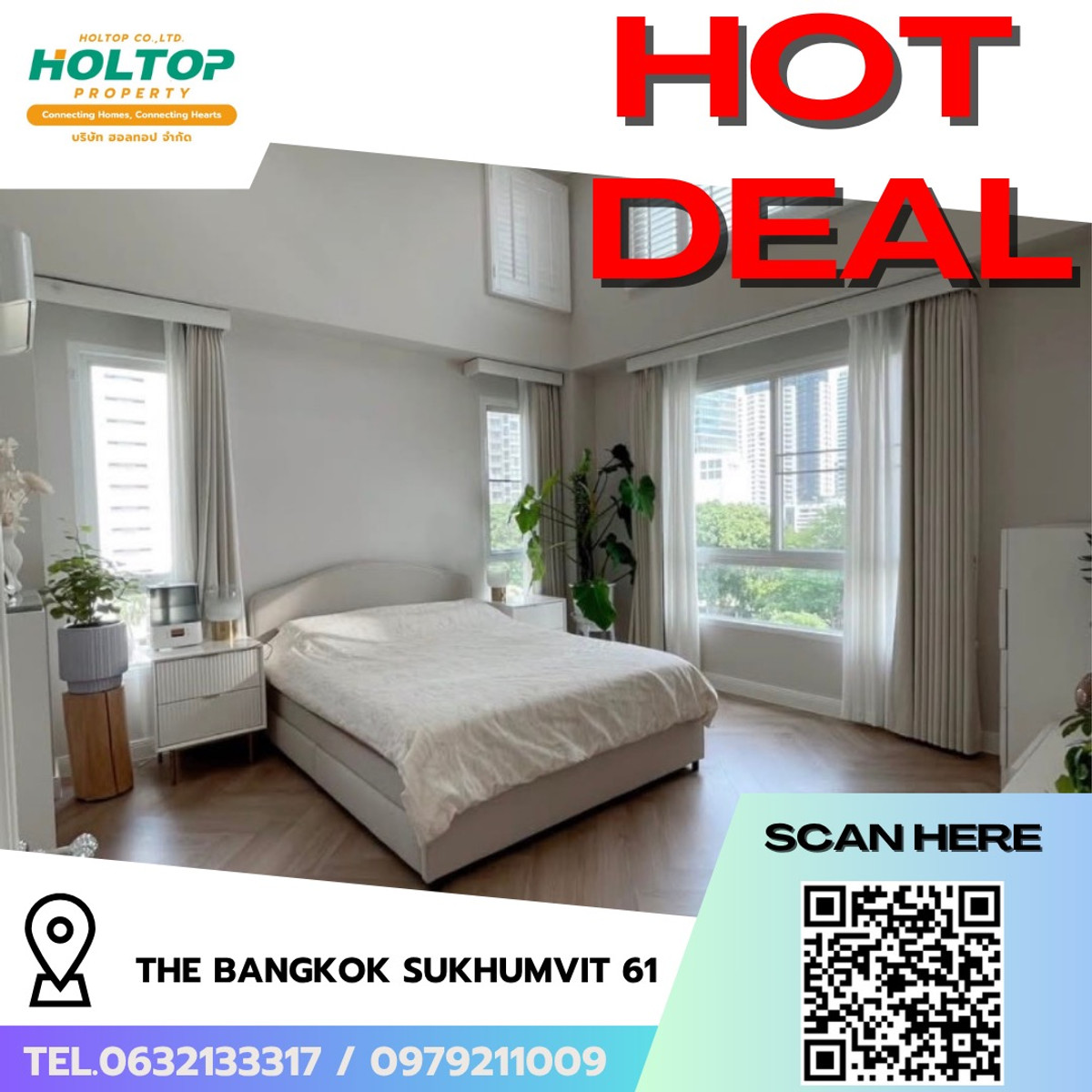 For RentCondoSukhumvit, Asoke, Thonglor : #R9664 🎉 210369 Condo for rent: The Bangkok Sukhumvit 61