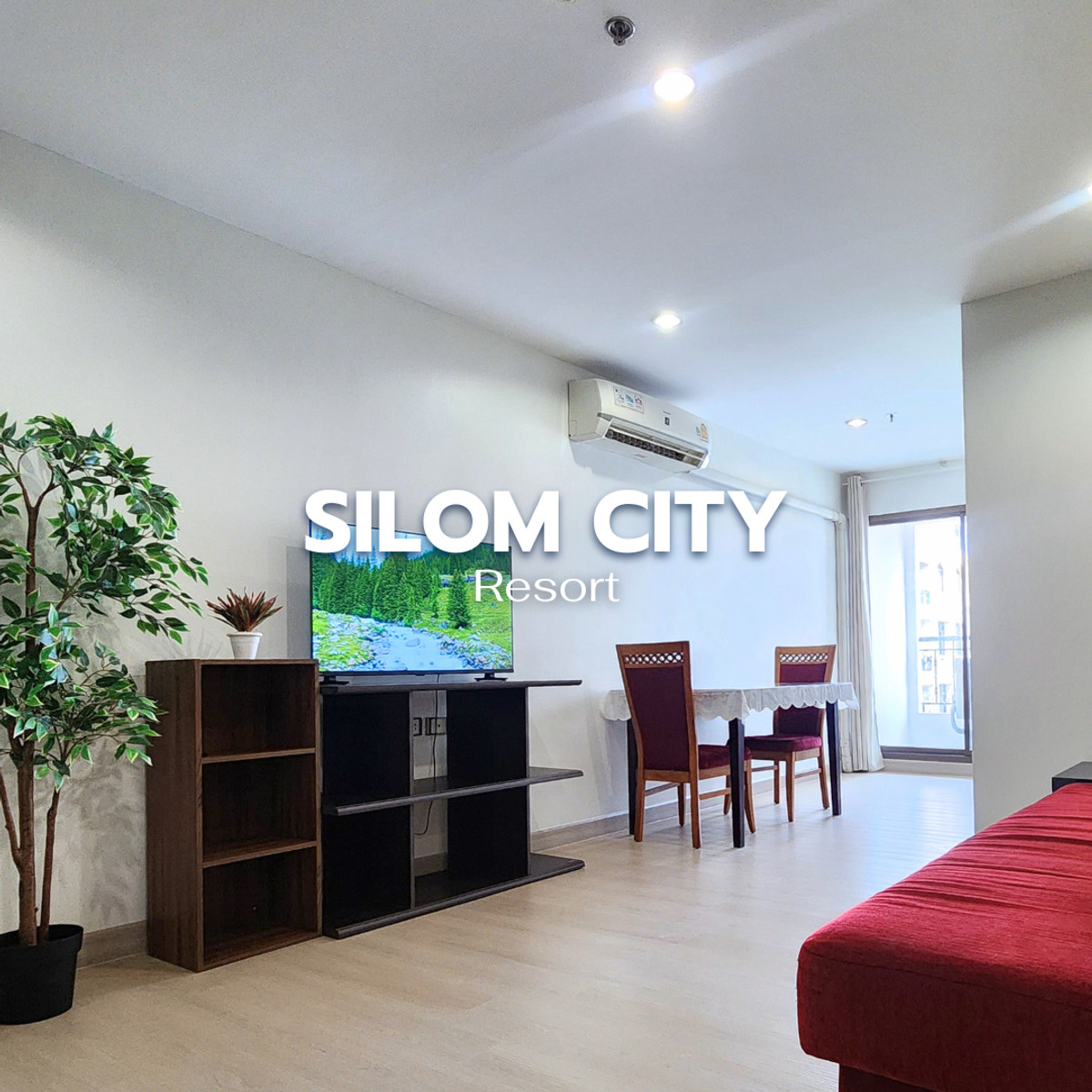 ให้เช่าคอนโดสีลม ศาลาแดง บางรัก : 🏙️ ให้เช่าคอนโด สีลม ซิตี้ รีสอร์ท (Silom City Resort) เดินทางสะดวก ใกล้ BTS / MRT🚆🌳 LINE : @steadfastre