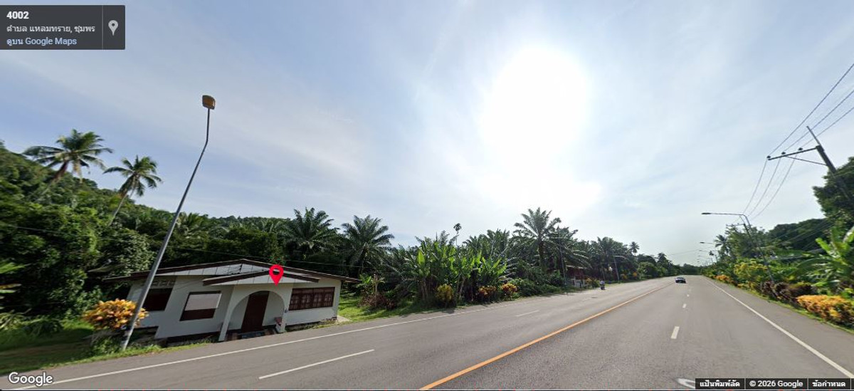 ขายที่ดินชุมพร : ขายที่ดิน แถมบ้าน ชั้นเดียว 