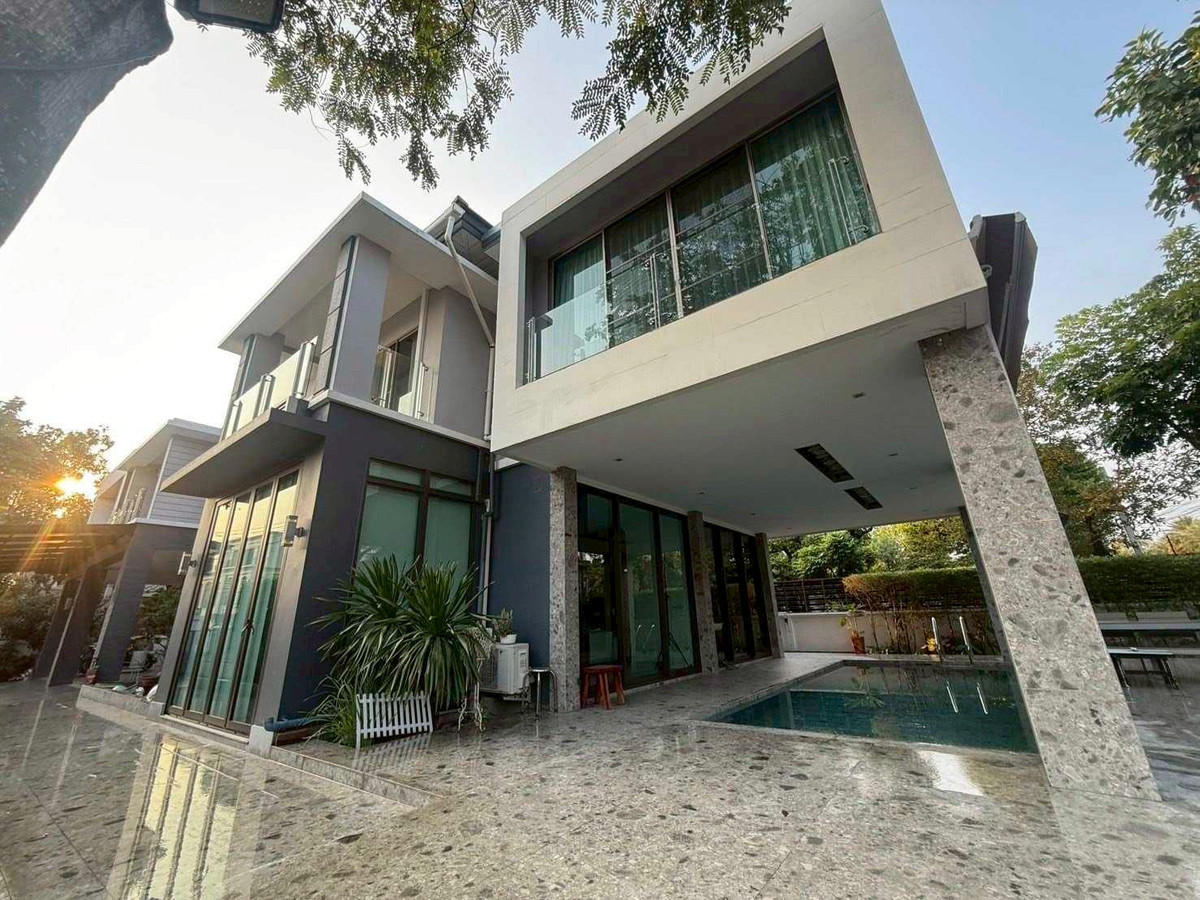 ให้เช่าบ้านลาดกระบัง สุวรรณภูมิ : ให้เช่าบ้าน Perfect Masterpiece ถ.มอเตอร์เวย์ Pool villa