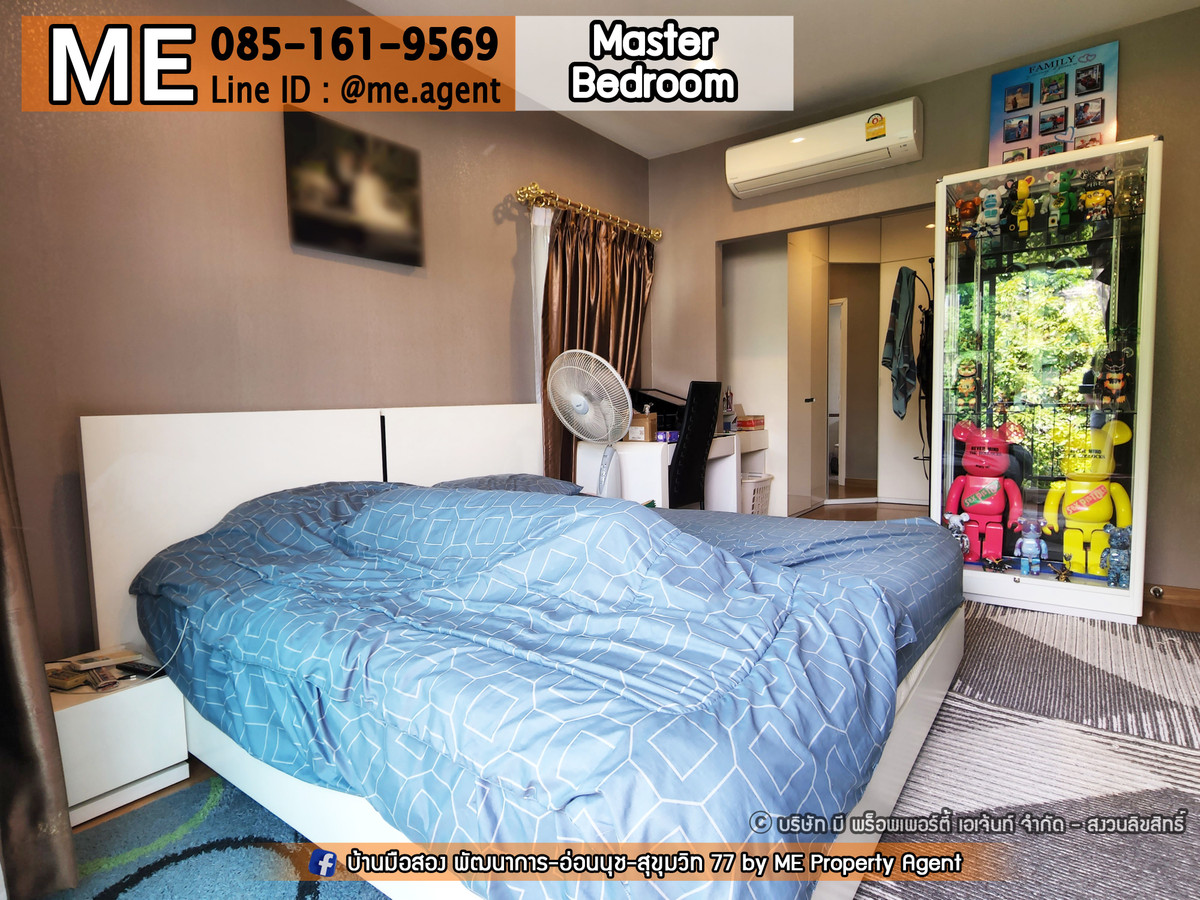 ขายบ้านอ่อนนุช อุดมสุข : ขายบ้านเดี่ยวหลังมุม ภัสสร เพรสทีจ พัฒนาการ 38 Built-in ครบพร้อมอยู่ ใกล้พระโขนง และ BTS อ่อนนุช โทร064-954-9619 (BH17-45)