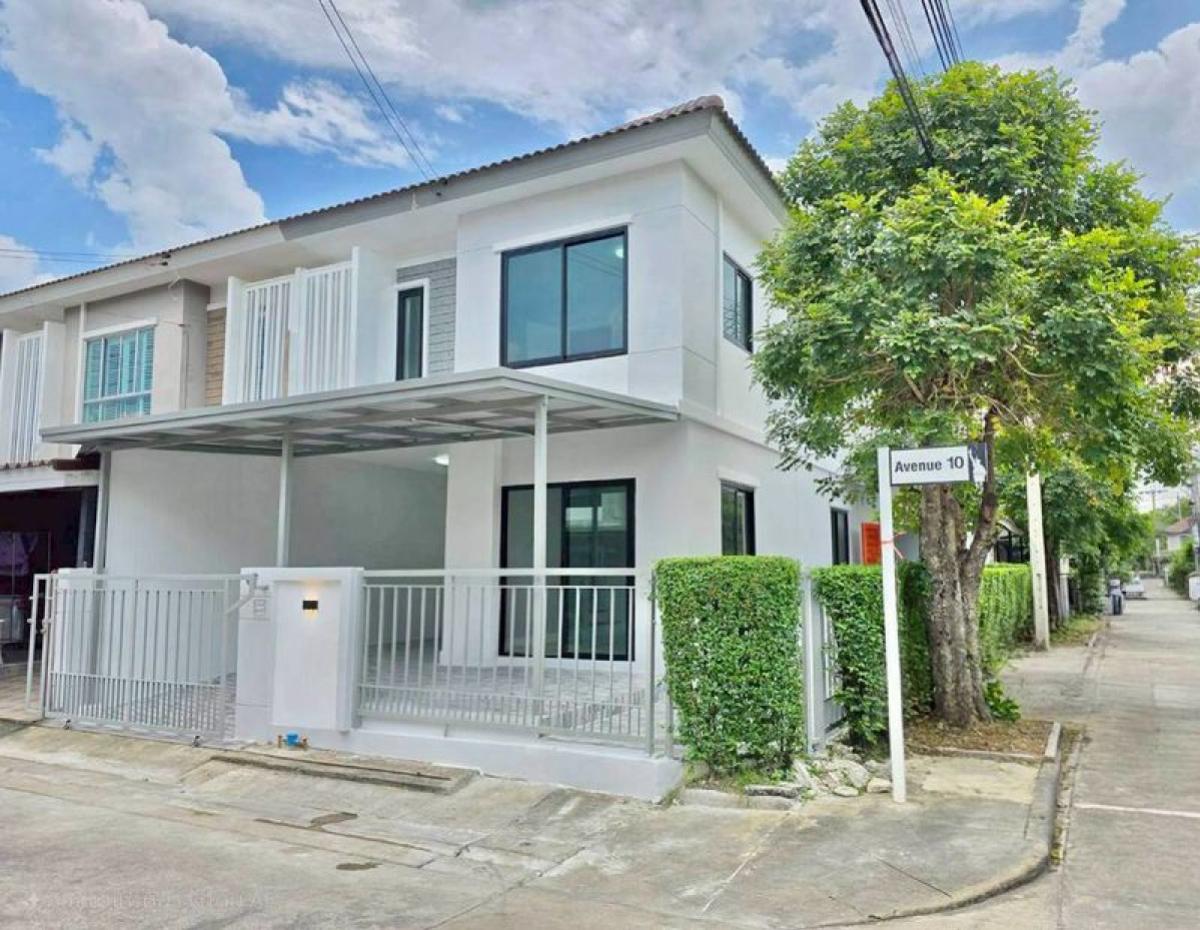 ขายทาวน์โฮมพระราม 5 ราชพฤกษ์ บางกรวย : ขายทาวน์เฮ้าส์/ทาวน์โฮม  พฤกษา วิลล์ 63/1 พระราม 5 - วงศ์สว่าง ห้องมุม รีโนเวทใหม่ บางไผ่ เมืองนนทบุรี นนทบุรี CX-149348