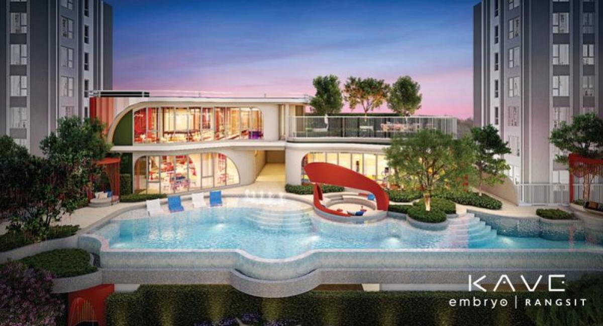 ขายคอนโดปทุมธานี รังสิต ธรรมศาสตร์ : ขายคอนโด  เคฟ เอมบริโอ รังสิต คลองหก คลองหลวง ปทุมธานี CX-144484