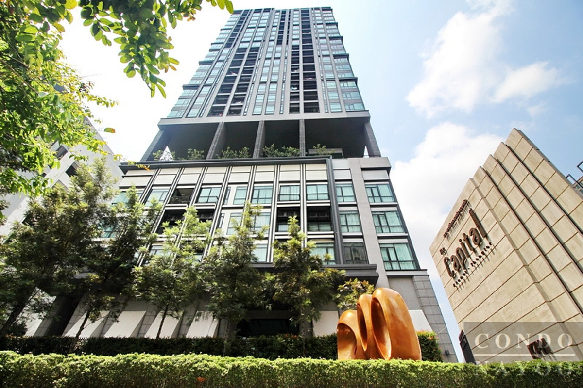 For SaleCondoRama9, Petchburi, RCA : #Condo for sale in Thonglor area #Best price #NetYield 5.6% 24th floor, size 54.5 sq m. 2 bedrooms, 2 bathrooms The Capital Eakamai - Thonglor The Capital Eakamai - Thonglor