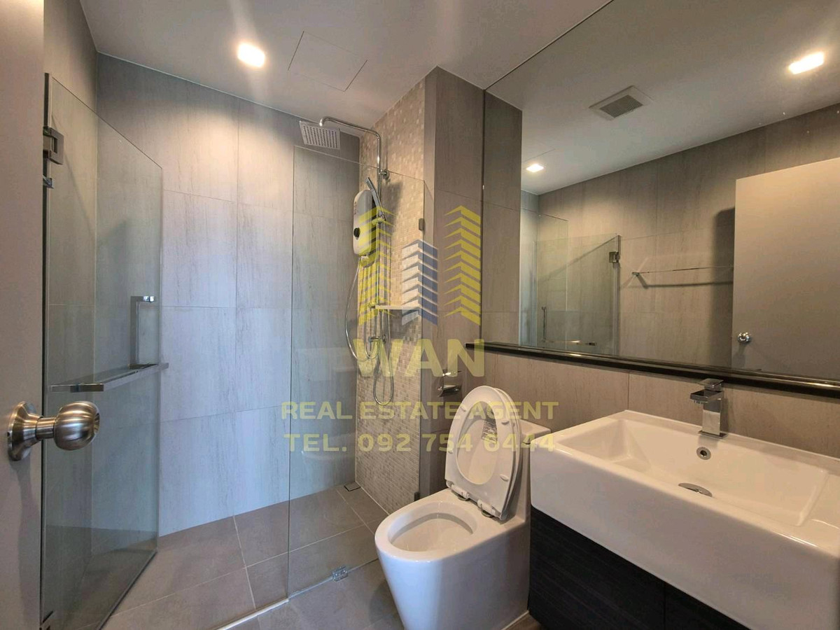 For RentCondoRattanathibet, Sanambinna : New room for rent, The Politan Aqua, 58th floor, size 31 sq m, beautifully decorated, fully furnished, ready to move in.