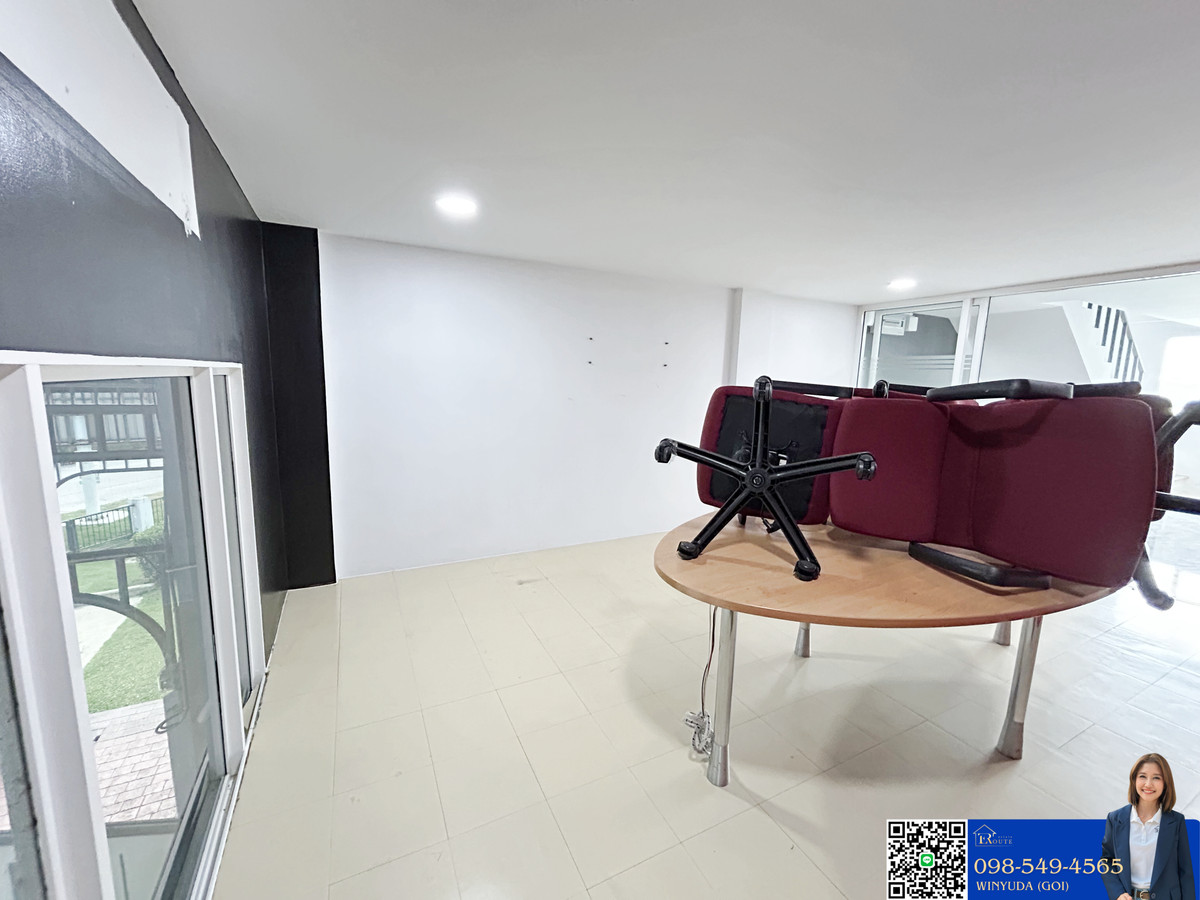 ขายอาคารพาณิชย์แจ้งวัฒนะ เมืองทอง : โฮมออฟฟิศ 3.5 ชั้น เมทโทร บิซทาวน์ แจ้งวัฒนะ 2 ติดถนนหอการค้าไทย อาคารพักอาศัยและทำธุรกิจ ร้านค้า