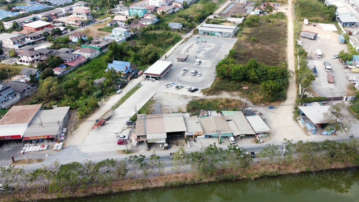 For RentLandPathum Thani,Rangsit, Thammasat : Land for rent, 2 rai, Pratunam Phra In. Suitable for housing for workers, warehouse.