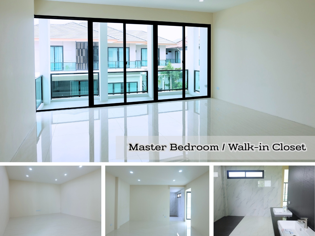 For SaleHousePattaya, Bangsaen, Chonburi : Casaluna Mesto 💰 Special price 🔴 19,000,000 baht (usually 24,000,000 baht) ✅ New house, never occupied. On the best location Only 900 meters from Central Chonburi.