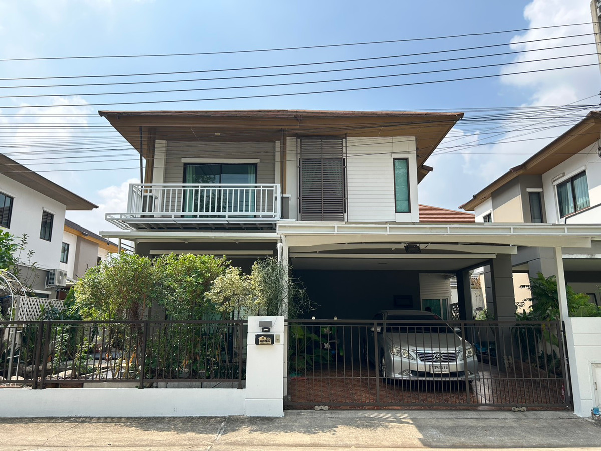 ให้เช่าบ้านพัฒนาการ ศรีนครินทร์ : RENT บ้านเดี่ยววิวสวนหายาก! : Pruksa Ville 57 Garden 45K เท่านั้น! พร้อมอยู่
