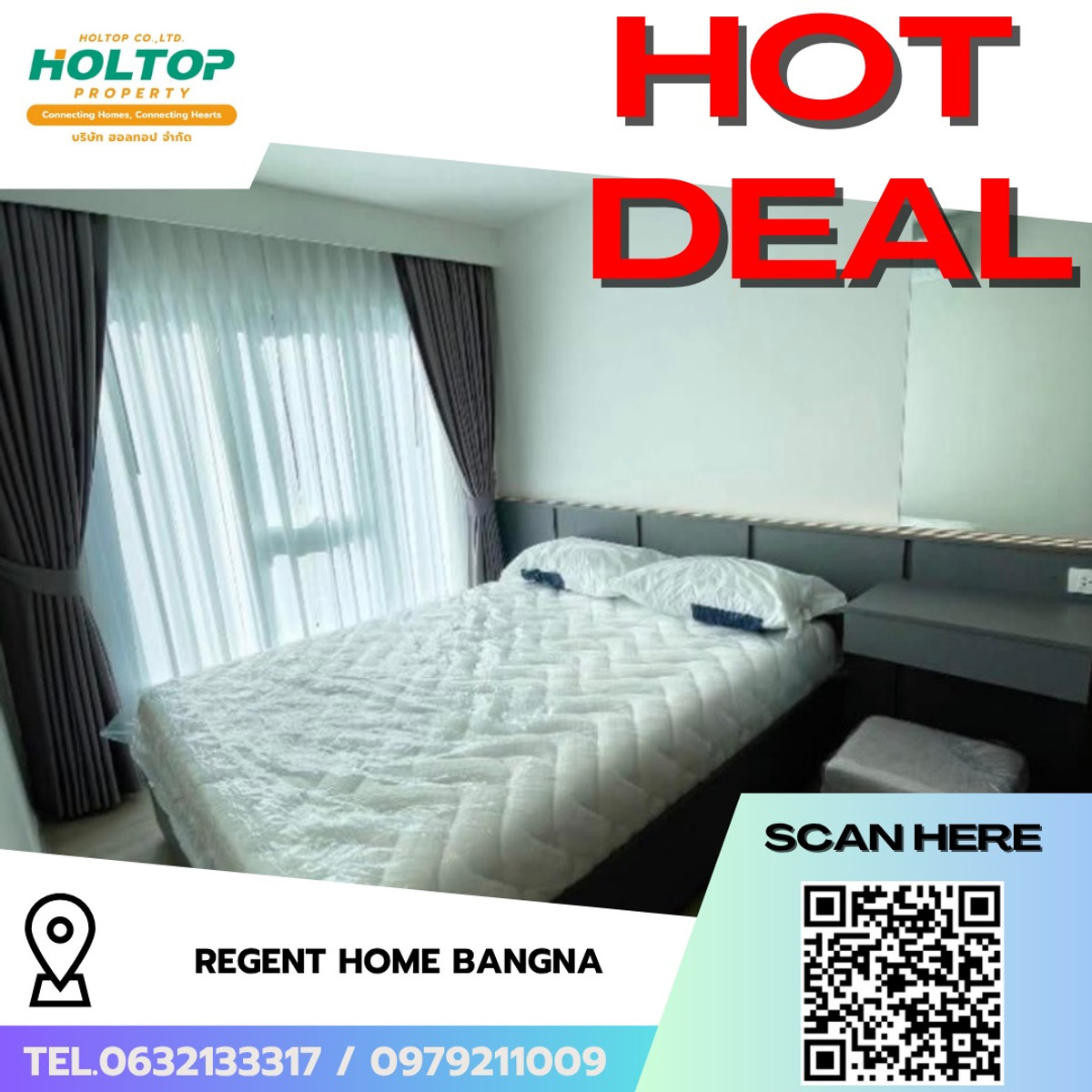 For RentCondoBangna, Bearing, Lasalle : #R9686 🎉 220369 Condo for rent Regent Home Bangna.