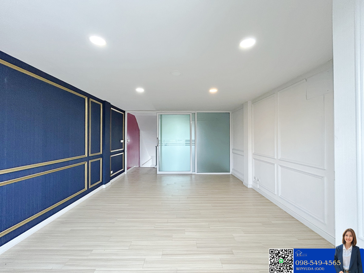 ขายอาคารพาณิชย์แจ้งวัฒนะ เมืองทอง : โฮมออฟฟิศ 3.5 ชั้น เมทโทร บิซทาวน์ แจ้งวัฒนะ 2 ติดถนนหอการค้าไทย อาคารพักอาศัยและทำธุรกิจ ร้านค้า