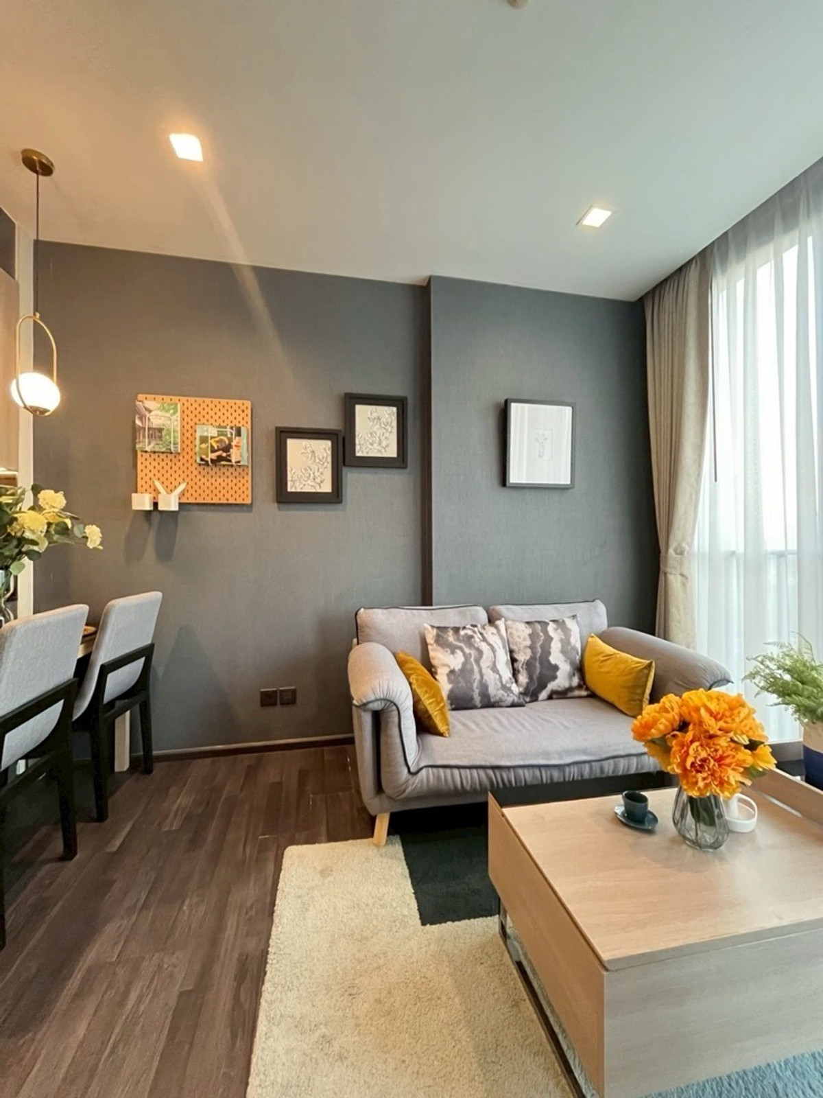 ให้เช่าคอนโดพระราม 9 เพชรบุรีตัดใหม่ RCA : THE LINE ASOKE 1BEDROOM 35sq.m 
23K Call084-9792464