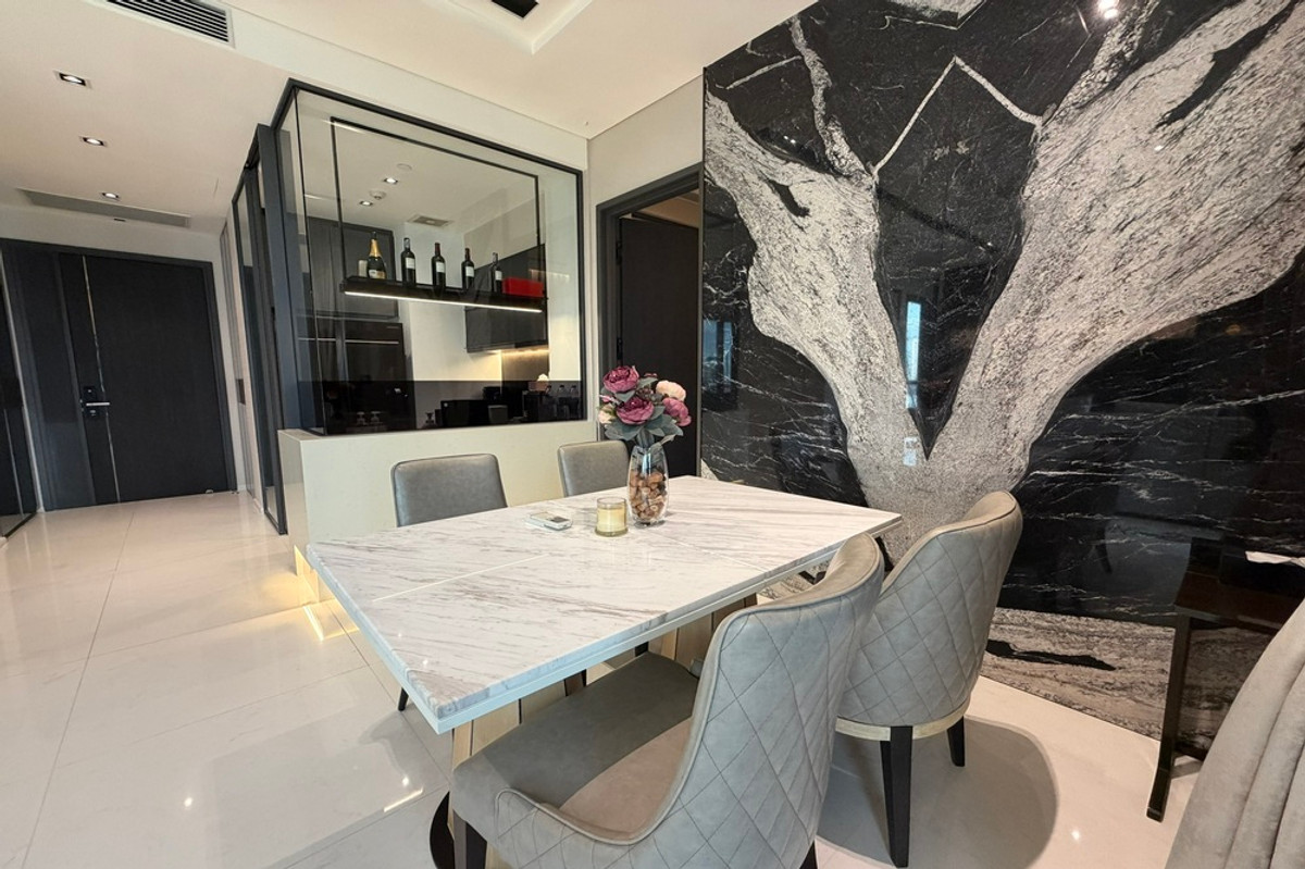 For SaleCondoSukhumvit, Asoke, Thonglor : 🔥 For Sale !! prime area, The Bangkok Thonglor, 2 bedroom, 2 bathroom, corner room, high floor !!🔥Code C20230102777 furnished, Special Deal!!📣📣
