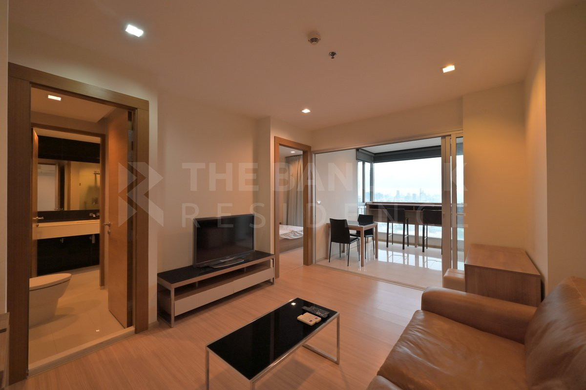 For RentCondoRatchadapisek, Huaikwang, Suttisan : 🔥For rent RHYTHM Ratchada-Huaikhwang, good price🔥 only 21K, size 45 sq m., 1 bedroom, 1 bathroom | 📞065-821-5651 pounds (Pond)