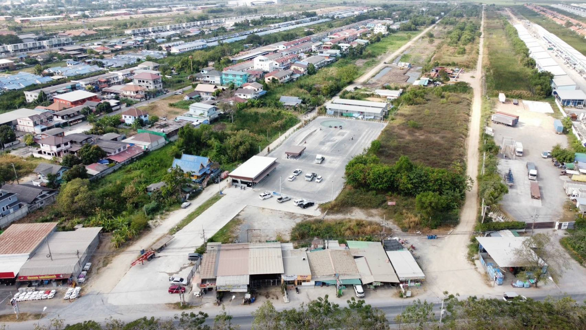 For RentLandPathum Thani,Rangsit, Thammasat : Land for rent, 2 rai, Pratunam Phra In. Suitable for housing for workers, warehouse.