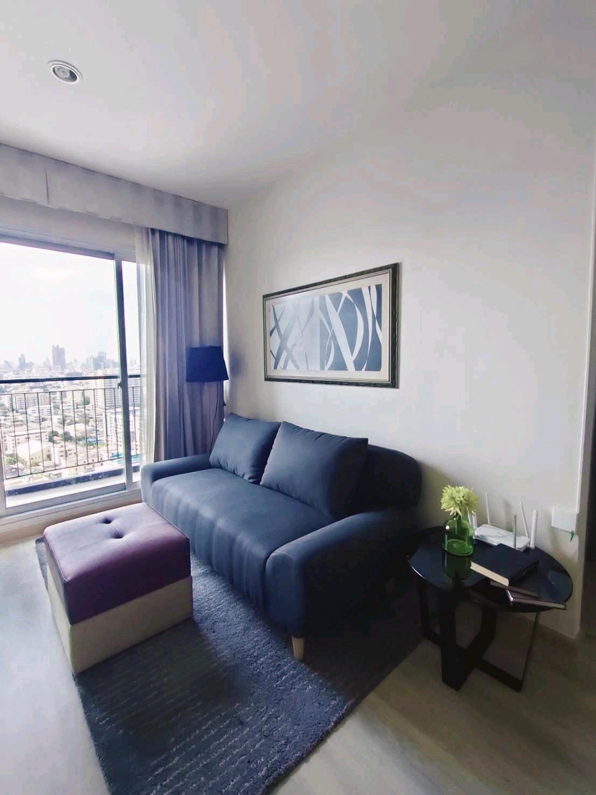 For RentCondoRatchadapisek, Huaikwang, Suttisan : ⏫ 🚇 Near MRT, only 550 m. Corner room | Open view, not next to other rooms | High privacy