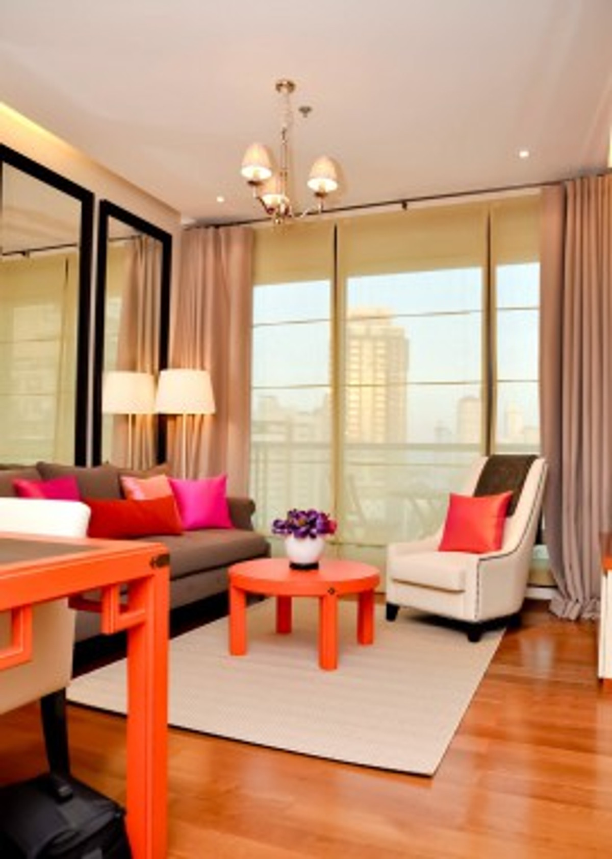 For RentCondoSukhumvit, Asoke, Thonglor : 1 bed 1 bath 52 sqm condo at The Address Sukhumvit 28 for rent 40,000THB per month, BTS Phrom Phong